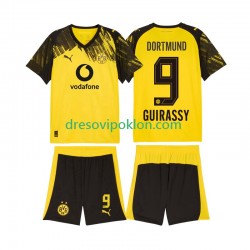 Borussia Dortmund Serhou Guirassy 9 Dres Domaći 2025-2026 Kratkih Rukava ,Dječji Komplet