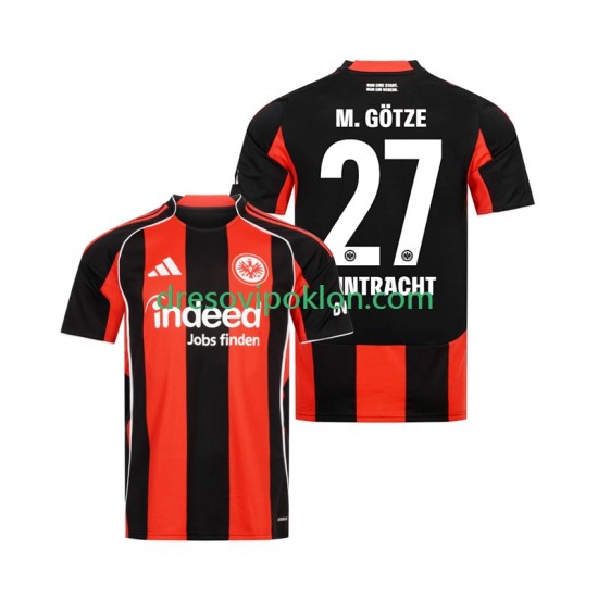 Eintracht Frankfurt Mario Gotze 27 Dres Domaći 2025-2026 Kratkih Rukava ,Muški