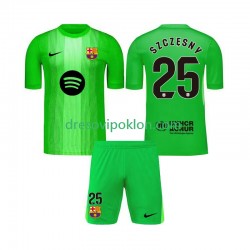FC Barcelona Golmanski Szczesny 25 Dres Domaći 2025-2026 Kratkih Rukava ,Dječji Komplet