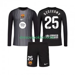 FC Barcelona Golmanski Szczesny 25 Dres Treći 2025-2026 Dugim Rukavima ,Dječji Komplet
