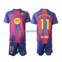 FC Barcelona Raphinha 11 Dres Domaći 2025-2026 Kratkih Rukava ,Dječji Komplet