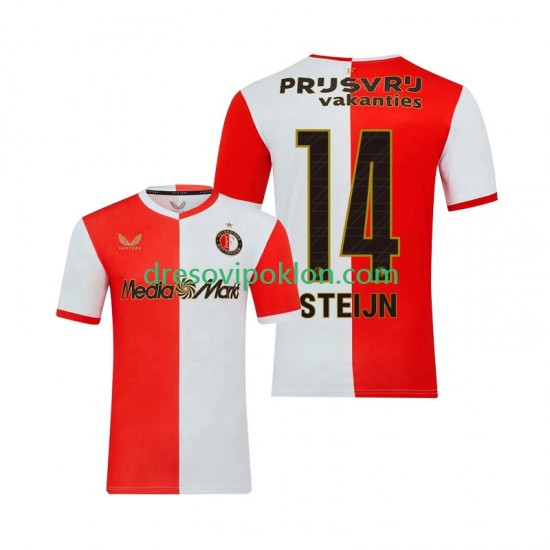 Feyenoord Rotterdam Sem Steijn 14 Dres Domaći 2025-2026 Kratkih Rukava ,Muški
