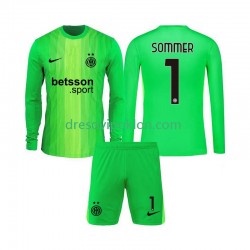 Inter Milan Golmanski Yann Sommer 1 Dres Treći 2025-2026 Dugim Rukavima ,Dječji Komplet