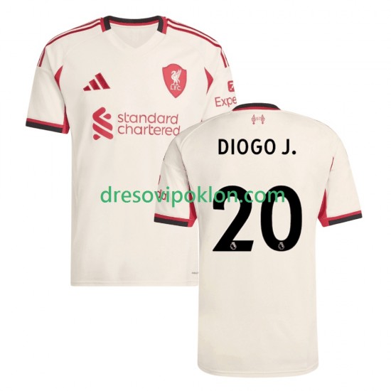Liverpool Diogo Jota 20 Dres Gostujući 2025-2026 Kratkih Rukava ,Muški
