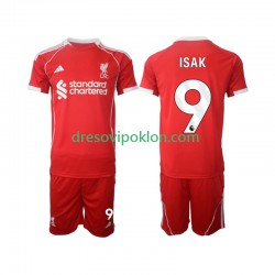 Liverpool ISAK 9 Dres Domaći 2025-2026 Kratkih Rukava ,Dječji Komplet