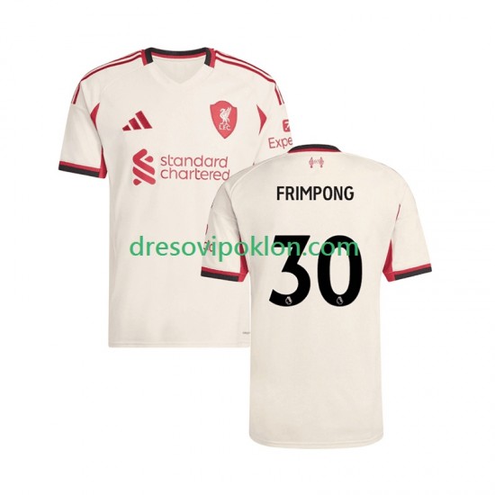 Liverpool Jeremie Frimpong 30 Dres Gostujući 2025-2026 Kratkih Rukava ,Muški