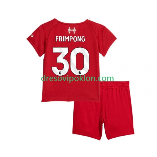 Liverpool Jeremie Frimpong 30 Dres Domaći 2025-2026 Kratkih Rukava ,Dječji Komplet