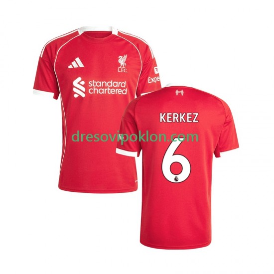 Liverpool Milos Kerkez 6 Dres Domaći 2025-2026 Kratkih Rukava ,Muški