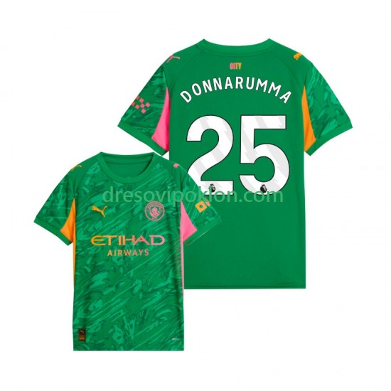 Manchester City Golmanski Gianluigi Donnarumma 25 Dres Domaći 2025-2026 Kratkih Rukava ,Muški