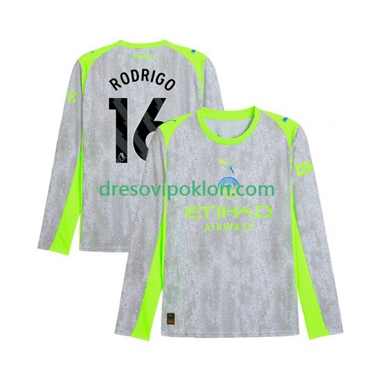 Manchester City Rodrigo Hernandez 16 Dres Treći 2025-2026 Dugim Rukavima ,Muški