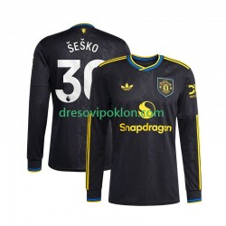 Manchester United Benjamin Sesko 30 Dres Treći 2025-2026 Dugim Rukavima ,Muški
