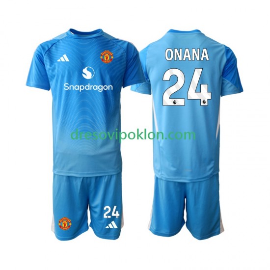 Manchester United Golmanski Andre Onana 24 Dres Domaći 2025-2026 Kratkih Rukava ,Dječji Komplet