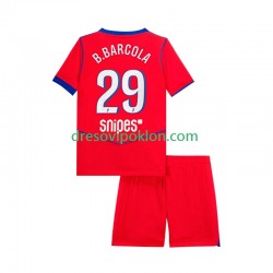 Paris Saint-Germain Bradley Barcola 29 Dres Treći 2025-2026 Kratkih Rukava ,Dječji Komplet