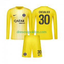 Paris Saint-Germain Golmanski Lucas Chevalier 30 Dres Treći 2025-2026 Dugim Rukavima ,Dječji Komplet