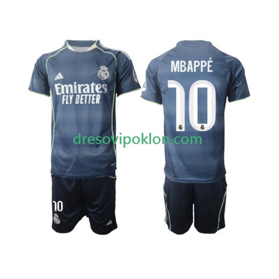Real Madrid Mbappé Kylian 10 Dres Gostujući 2025-2026 Kratkih Rukava ,Dječji Komplet
