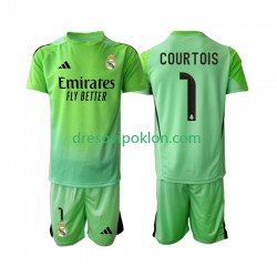 Real Madrid Thibaut Courtois 1 Dres Gostujući 2025-2026 Kratkih Rukava ,Dječji Komplet