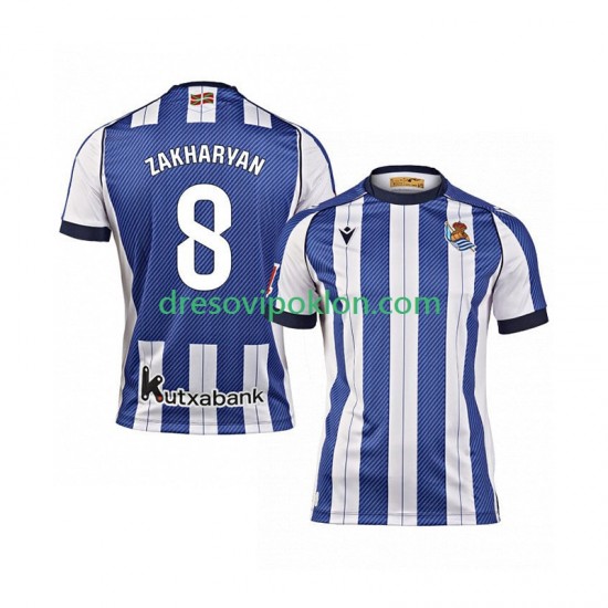 Real Sociedad Arsen Zakharyan 8 Dres Domaći 2025-2026 Kratkih Rukava ,Muški
