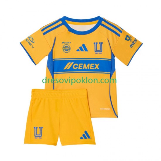 Tigres UANL Dres Domaći 2025-2026 Kratkih Rukava ,Dječji Komplet