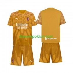 AC Milan Golmanski Dres Domaći 2026-2027 Kratkih Rukava ,Dječji Komplet