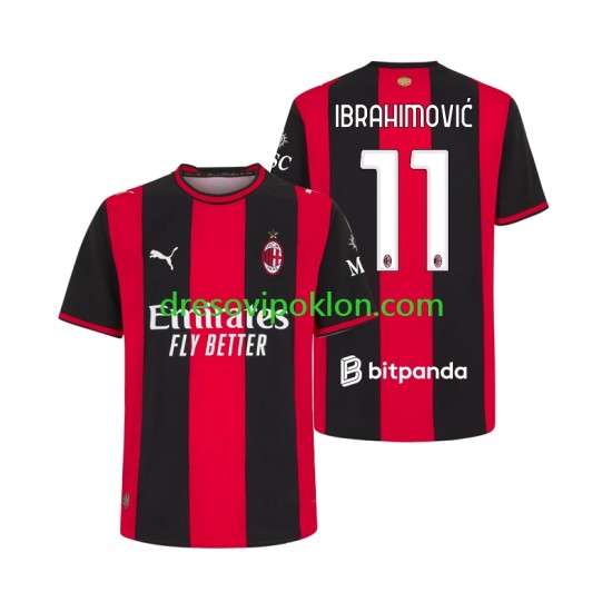 AC Milan Ibrahimovic 11 Dres Domaći 2026-2027 Kratkih Rukava ,Muški