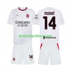 AC Milan Modrić Luka 14 Dres Gostujući 2026-2027 Kratkih Rukava ,Dječji Komplet