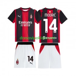 AC Milan Modrić Luka 14 Dres Domaći 2026-2027 Kratkih Rukava ,Dječji Komplet