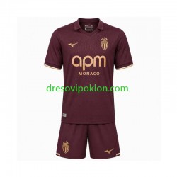 AS Monaco Dres Gostujući 2026-2027 Kratkih Rukava ,Dječji Komplet