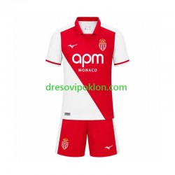 AS Monaco Dres Domaći 2026-2027 Kratkih Rukava ,Dječji Komplet