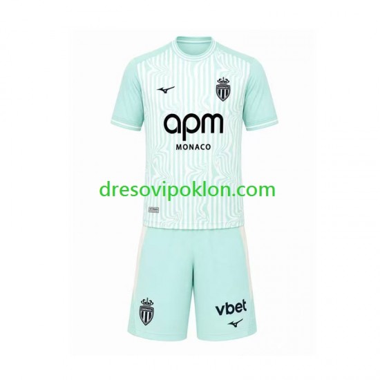 AS Monaco Dres Treći 2026-2027 Kratkih Rukava ,Dječji Komplet