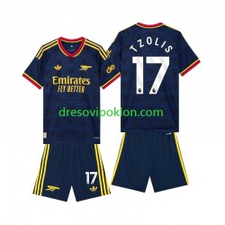 Arsenal Christos Tzolis 17 Dres Gostujući 2026-2027 Kratkih Rukava ,Dječji Komplet