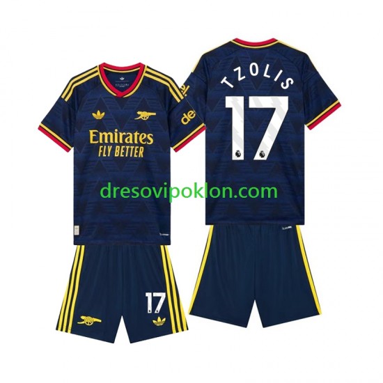 Arsenal Christos Tzolis 17 Dres Gostujući 2026-2027 Kratkih Rukava ,Dječji Komplet