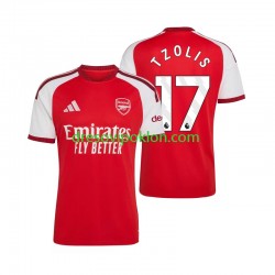 Arsenal Christos Tzolis 17 Dres Domaći 2026-2027 Kratkih Rukava ,Muški