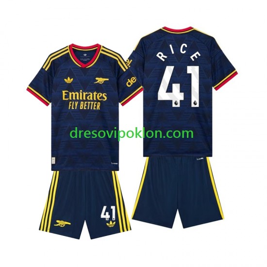 Arsenal Declan Rice 41 Dres Gostujući 2026-2027 Kratkih Rukava ,Dječji Komplet