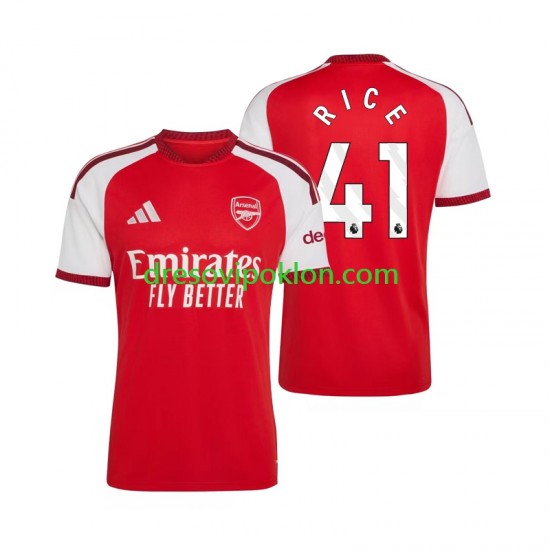 Arsenal Declan Rice 41 Dres Domaći 2026-2027 Kratkih Rukava ,Muški