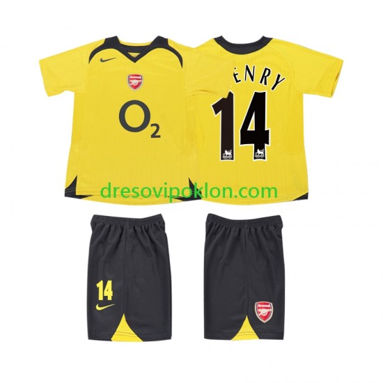 Arsenal Thierry Henry 14 2005 Retro Dres Gostujući 2006 Kratkih Rukava ,Dječji Komplet