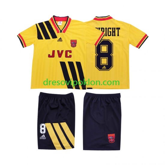 Arsenal WRIGHT 8 1993 Retro Dres Gostujući 1994 Kratkih Rukava ,Dječji Komplet