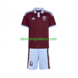Aston Villa Dres Domaći 2026-2027 Kratkih Rukava ,Dječji Komplet
