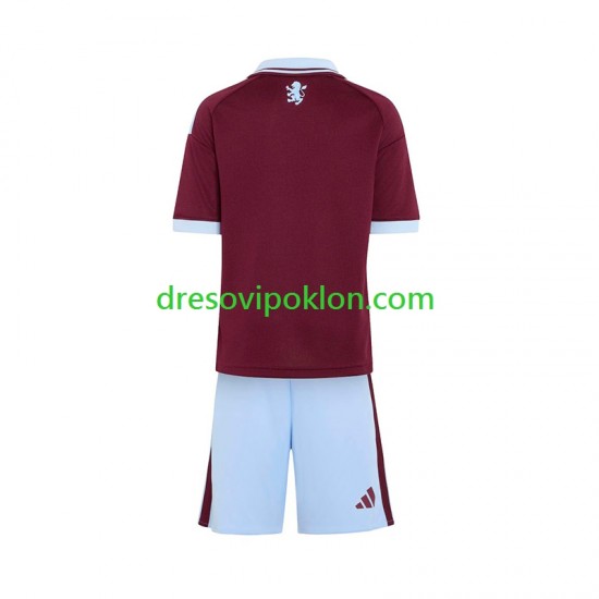 Aston Villa Dres Domaći 2026-2027 Kratkih Rukava ,Dječji Komplet