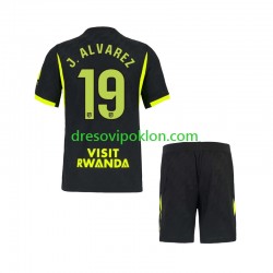 Atlético Madrid Julian Alvarez 19 Dres Gostujući 2026-2027 Kratkih Rukava ,Dječji Komplet