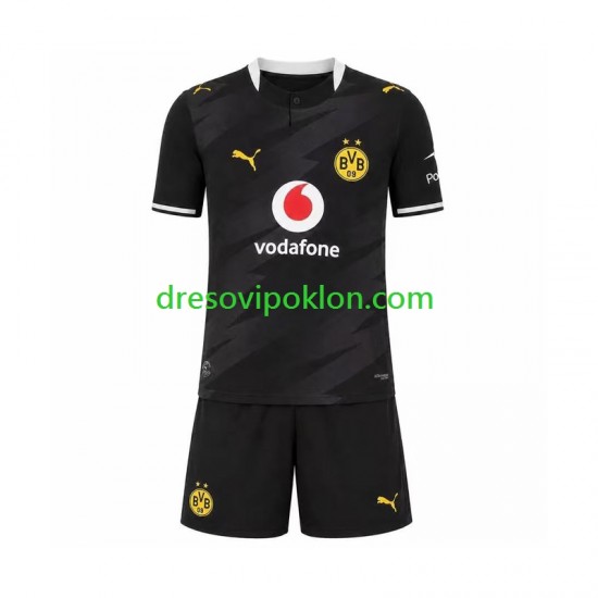 Borussia Dortmund Dres Gostujući 2026-2027 Kratkih Rukava ,Dječji Komplet