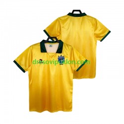 Brazil 1988 Retro Dres Domaći Kratkih Rukava ,Muški