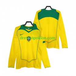 Brazil Retro Dres Domaći 2004 Dugim Rukavima ,Muški