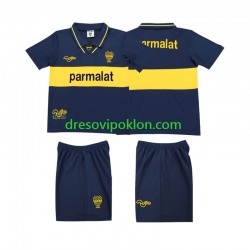 Boca Juniors 1993 1995 Retro Dres Domaći Kratkih Rukava ,Dječji Komplet