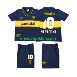 Boca Juniors MARADONA 10 1993 1995 Retro Dres Domaći Kratkih Rukava ,Dječji Komplet