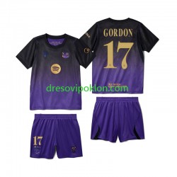 FC Barcelona Anthony Gordon 17 Dres Gostujući 2026-2027 Kratkih Rukava ,Dječji Komplet