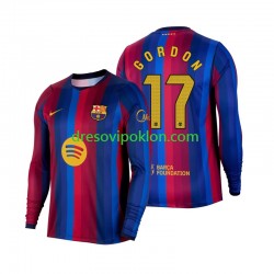 FC Barcelona Anthony Gordon 17 Dres Domaći 2026-2027 Dugim Rukavima ,Muški