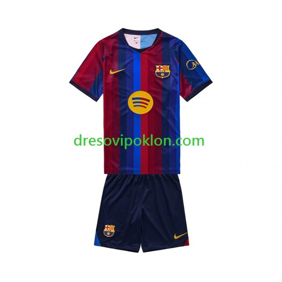 FC Barcelona Dres Domaći 2026-2027 Kratkih Rukava ,Dječji Komplet