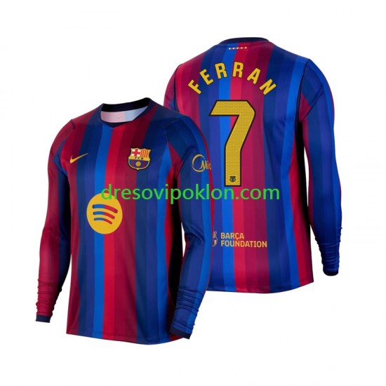 FC Barcelona Ferran Torres 7 Dres Domaći 2026-2027 Dugim Rukavima ,Muški
