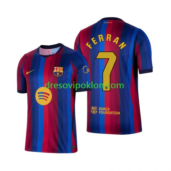 FC Barcelona Ferran Torres 7 Dres Domaći 2026-2027 Kratkih Rukava ,Muški