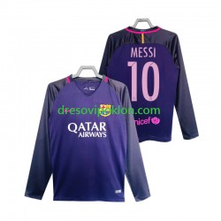FC Barcelona Lionel Messi 10 2016 2017 Retro Dres Gostujući Dugim Rukavima ,Muški